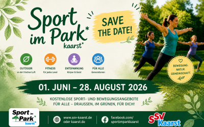 SAVE the DATE: Sport im Park 2026
