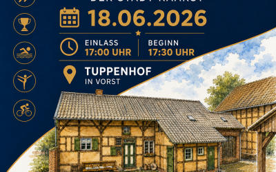 Sportlerehrung 2026 der Stadt Kaarst auf dem Tuppenhof